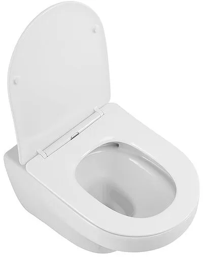 Унитаз подвесной безободковый Cezares Duet Tornado белый CZR-2462-TH-TOR