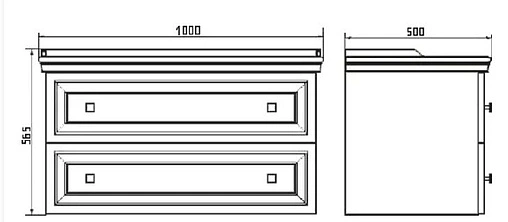 Тумба-умывальник подвесная Comforty Феррара 100 белый 00004148009CF