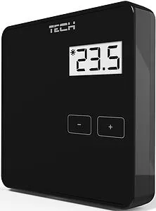 Проводной комнатный терморегулятор TECH ST-R-10b черный WG.11.0517, 3