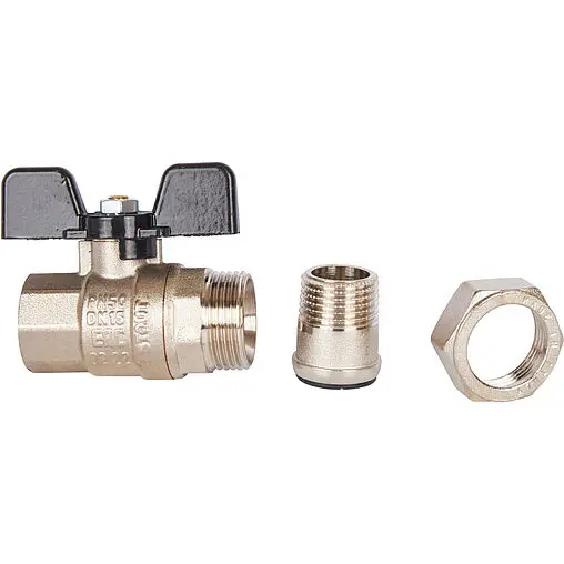 Кран шаровый с американкой ½"в x ½"н Stout SVB-0007-000015