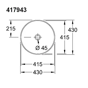 Раковина Villeroy&Boch Artis 43 белый 41794301, 5