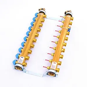 Группа коллекторная с расходомерами 10 отводов 1"в/в x ¾"ек Watts HKV/T 10004204 Группа коллекторная с расходомерами 10 отводов 1"в/в x ¾"ек Watts HKV/T 10004204, 3