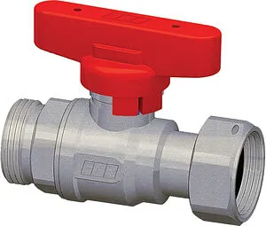 Кран шаровый с накидной гайкой ¾"н x ¾"нг красный Far FS 3034 34RC Кран шаровый с накидной гайкой ¾"н x ¾"нг красный Far FS 3034 34RC, 1