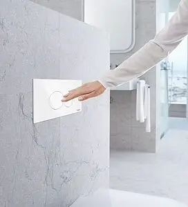 Клавиша смыва для унитаза Idrospania Belen 30360 белый глянцевый, 3