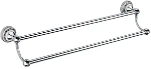 Полотенцедержатель Fixsen Bogema хром/белый с рисункомFX-78502 Полотенцедержатель Fixsen Bogema хром/белый с рисункомFX-78502, 1