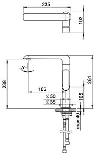 Смеситель для раковины Ravak Flat хром X070125, 2