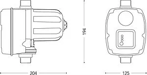 Блок управления насосом Italtecnica BRIO Tank BRK.H5MM64.212.00, 3