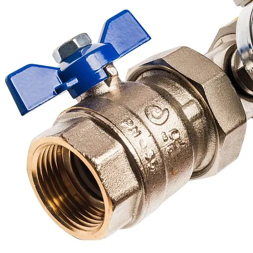 Группа коллекторная с расходомерами 10 отводов 1"в/в x ¾"ек Stout SMB 0473 000010