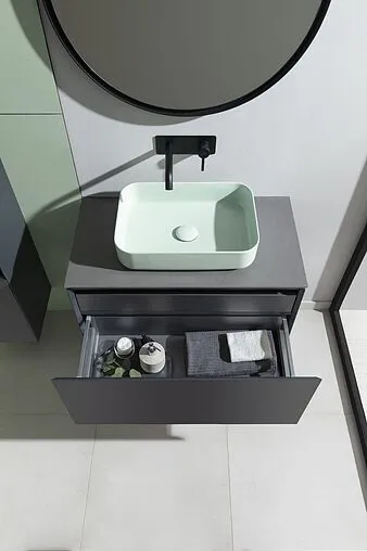 Тумба под умывальник подвесная Allen Brau Infinity 85 антрацит 1.21002.AM