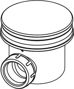Сифон для душевого поддона AlcaPlast хром A49CR, 3