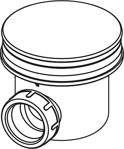 Сифон для душевого поддона AlcaPlast хром A49CR