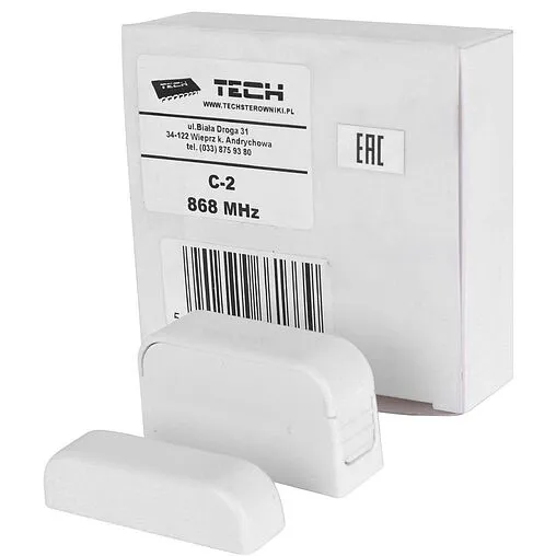 Беспроводной датчик открытия окна TECH ST-C-2N белый WG.03.0122