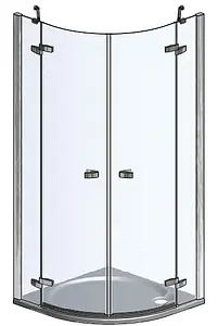 Душевое ограждение 1000x1000мм прозрачное стекло Roltechnik Elegant Line GR2/1000 131-1000000-00-02 Душевое ограждение 1000x1000мм прозрачное стекло Roltechnik Elegant Line GR2/1000 131-1000000-00-02, 4