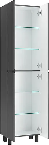 Шкаф-пенал напольный Домино Graffo 50 графит матовый DGr2423P