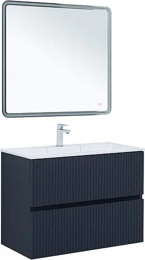 Тумба-умывальник Aquanet Джейн 90 маренго 00313303+