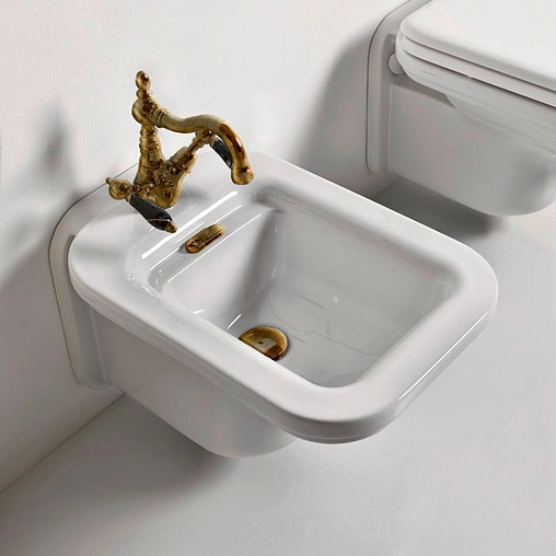 Биде подвесное Kerasan Waldorf белый 4125K1bi/cr*1