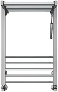 Полотенцесушитель водяной лесенка Terminus Валенсия П12 500х800 полированная сталь 4670078529473, 5