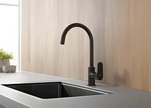 Смеситель для кухни Aquatek Оберон чёрный матовый AQ1282MB Смеситель для кухни Aquatek Оберон чёрный матовый AQ1282MB, 5