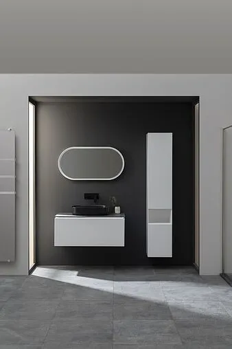 Тумба-умывальник подвесная Allen Brau Infinity 100 белый 1.21004.WM+