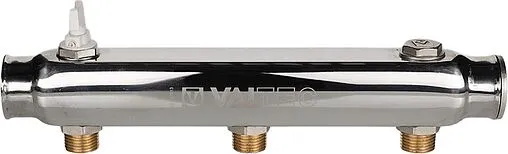 Коллектор распределительный проходной 8 отводов 1"в/в x ½"н Valtec VTc.510.SS.060408 Коллектор распределительный проходной 8 отводов 1"в/в x ½"н Valtec VTc.510.SS.060408