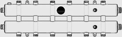 Коллектор распределительный 7 контуров 1¼&quot;н x 1&quot;н Север-R-КМ7 1945074