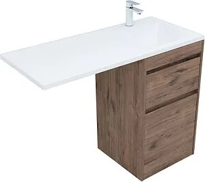 Тумба-умывальник напольная Aquanet Токио 110 R дуб веллингтон 00333647+00235498, 5