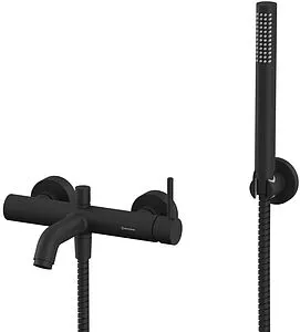 Смеситель для ванны WHITECROSS Y black чёрный матовый Y1231BL Смеситель для ванны WHITECROSS Y black чёрный матовый Y1231BL, 1