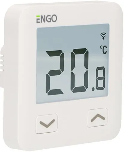 Проводной комнатный терморегулятор Wi-Fi ENGO белый E10-W