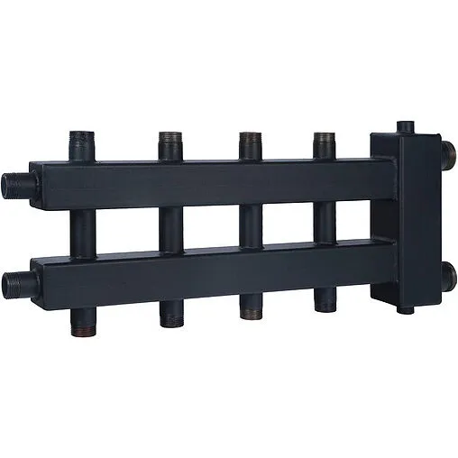 Распределительный коллектор 5 контуров с гидрострелкой 1½&quot;н x 1&quot;н Rommer RDG-0018-024025