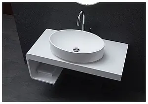 Консоль под умывальник Aquanet Corner K7L 100 белый глянцевый K7L, 5