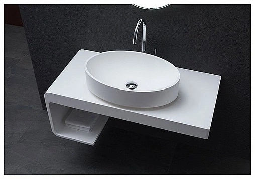 Консоль под умывальник Aquanet Corner K7L 100 белый глянцевый K7L