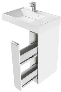 Тумба под умывальник напольная над стиральной машиной Aquaton Лондри 20 белый 1A236101LH010 Тумба под умывальник напольная над стиральной машиной Aquaton Лондри 20 белый 1A236101LH010, 3