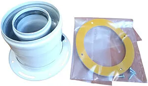 Адаптер стартовый коаксиальный Ø 60/100мм (алюм.) Buderus 7736995075, 1