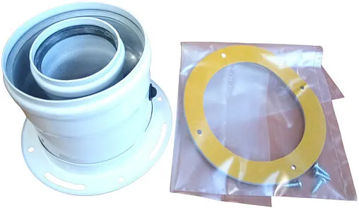 Адаптер стартовый коаксиальный Ø 60/100мм (алюм.) Buderus 7736995075