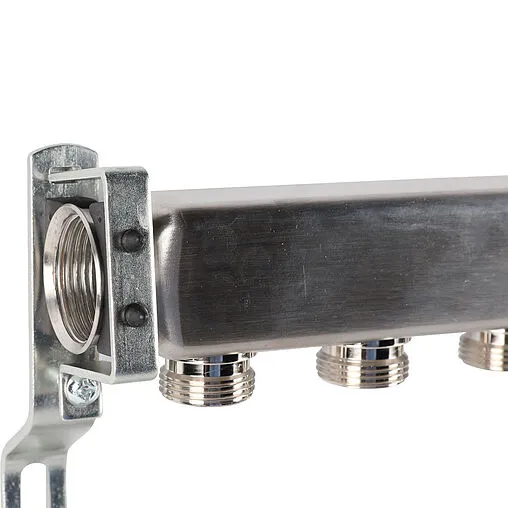 Группа коллекторная распределительная 8 отводов 1&quot;в/в x ¾&quot;ек Rommer RMS-4401-000008