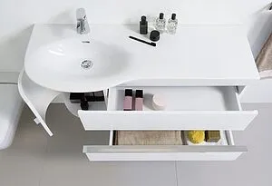 Тумба под умывальник подвесная Laufen Palace 90 R белый матовый 4.0153.2.075.463.1, 4