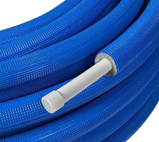 Труба металлопластиковая в теплоизоляции Stout 20 x 2.0 мм PE-Xb/AL/PE-Xb 6мм синяя бухта 100м SPI-0002-102020