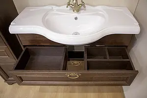 Тумба-умывальник напольная Aquaton Идель 85 дуб шоколадный 1A1956K1IDM80, 4