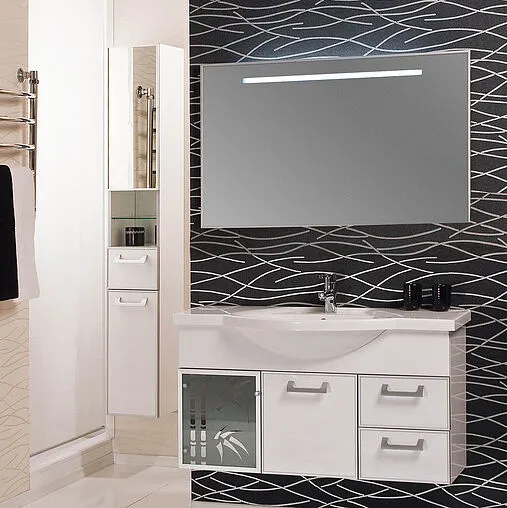 Шкаф-пенал подвесной Aquaton Сайгон 26 R белый 1A106303SA01R