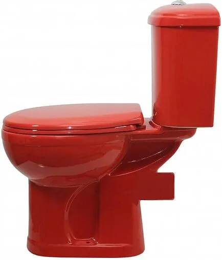 Унитаз-компакт Оскольская керамика Дора-Антивсплеск стандарт красный 47360110402