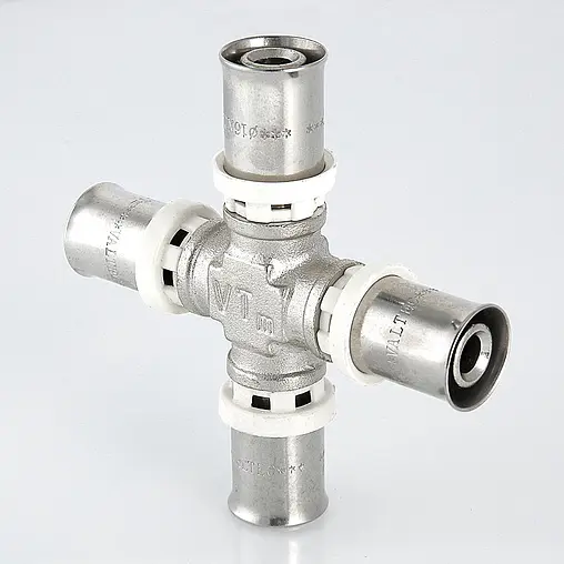 Крестовина пресс редукционная 20мм x 16мм x 20мм x 16мм Valtec VTm.241.N.201620 Крестовина пресс редукционная 20мм x 16мм x 20мм x 16мм Valtec VTm.241.N.201620