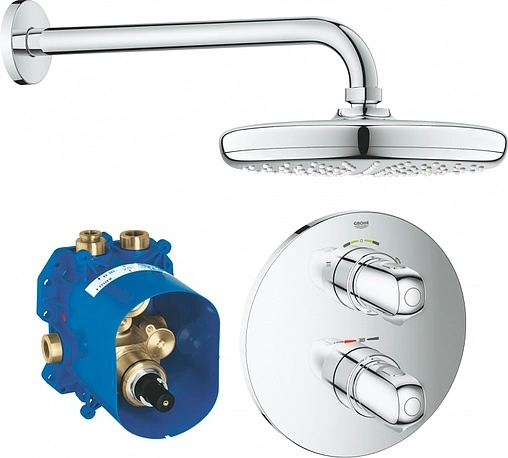 Душевая система с термостатом для душа Grohe Grohtherm 1000 хром 34582001