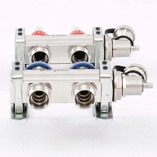 Группа коллекторная с расходомерами 2 отвода 1&quot;в/в x ¾&quot;ек Uni-fitt 440E4302