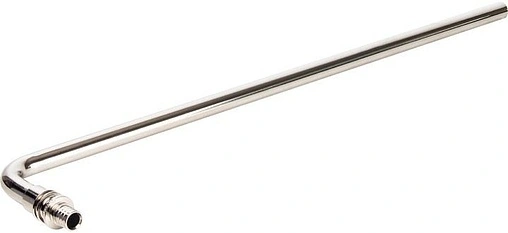 Уголок аксиальный радиаторный с хромированной трубкой 16мм x 15мм L=500мм Stout SFA-0025-001650