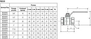 Кран шаровый 1¼"в x 1¼"в Giacomini R850X026 Кран шаровый 1¼"в x 1¼"в Giacomini R850X026, 2