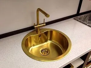 Смеситель для кухни с подключением к фильтру Omoikiri Nagano-LG светлое золото 4994178 Смеситель для кухни с подключением к фильтру Omoikiri Nagano-LG светлое золото 4994178, 3