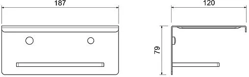 Держатель туалетной бумаги Aquatek Либра хром AQ4309CR