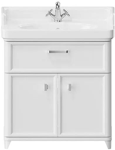 Тумба-умывальник напольная Kerama Marazzi Pompei 80 белый PO.N.80.1\WHT+PO.wb.80