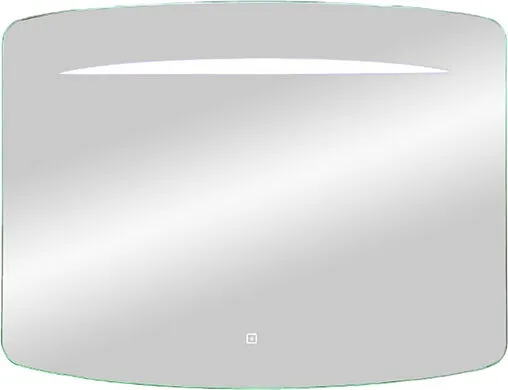 Зеркало с подсветкой Continent Rapid Led 90x70 белый ЗЛП918