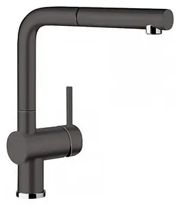 Смеситель для кухни с выдвижным изливом Blanco Linus-S керамика базальт 517643 Смеситель для кухни с выдвижным изливом Blanco Linus-S керамика базальт 517643, 1